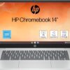 HP Chromebook 14" | Intel Processor N100 Processor| 8 GB RAM | 128 GB Flash Storage | Intel UHD Graphics | FHD Display | Up to 12hrs battery | Chrome OS | Dual Speakers | Glacier Silver | 14a-nf0003sa - Image 5