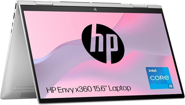 HP Envy x360 15.6" 2in1 Laptop | Intel Core i5-1335U | 8 GB RAM | 512 GB SSD | Intel Iris Xe Graphics | FHD 16:9 Touch Screen | Up to 13hrs battery | Intel Evo | Win 11 | Natural Silver | 15-fe0012sa