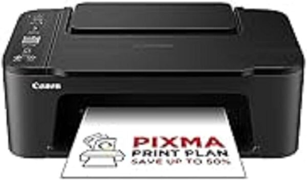 Canon PIXMA TS3550i 3-In-1 Wireless Home Office Printer, Copier, & Scanner - PIXMA Print Plan Compatible - Borderless Photo Printing - Wireless & Smartphone Print/Scan via Cloud Storage (Black)