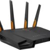 ASUS TUF Gaming AX3000 V2 Dual Band WLAN Combinable Router (Tethering as 4G and 5G Router Replacement, WiFi 6, up to 3000 Mbps, Mobile Game Mode, 2.5Gbps Port, AiMesh, AiProtection Pro) - Image 4