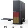 Desktop PC 16GB RAM 512GB SSD Intel Core i7-4765T Processor Computer With 2.4G/5G/6G WiFi6E Bluetooth 5.3, Small Size and RGB Light, Mouse Keyboard - Image 5