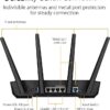 ASUS TUF Gaming AX3000 V2 Dual Band WLAN Combinable Router (Tethering as 4G and 5G Router Replacement, WiFi 6, up to 3000 Mbps, Mobile Game Mode, 2.5Gbps Port, AiMesh, AiProtection Pro) - Image 3