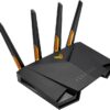 ASUS TUF Gaming AX3000 V2 Dual Band WLAN Combinable Router (Tethering as 4G and 5G Router Replacement, WiFi 6, up to 3000 Mbps, Mobile Game Mode, 2.5Gbps Port, AiMesh, AiProtection Pro) - Image 2